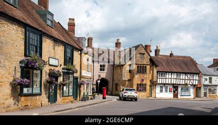 Sherborne, Dorset, Inghilterra, Regno Unito. 2021. La zona verde di questa antica città mercato di Sherborne, Dorset, Regno Unito Foto Stock