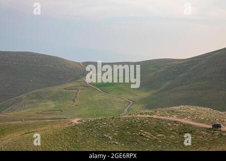 Central Jordan Valley. La Jordan Rift Valley, anche Jordan Valley chiamata anche depressione Syro-Africana, è una depressione allungata che si trova in modera Foto Stock