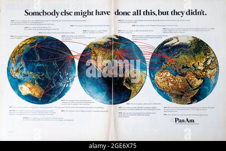 Pubblicità di Vintage Life Magazine, numero 22 ottobre 1971, USA Foto Stock