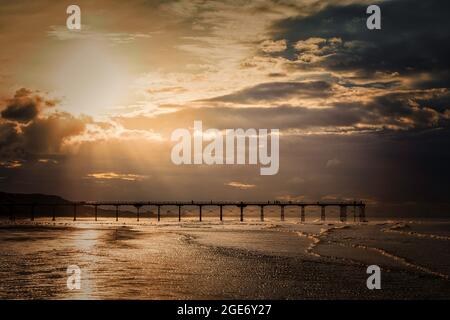 GOLDEN PIER Foto Stock