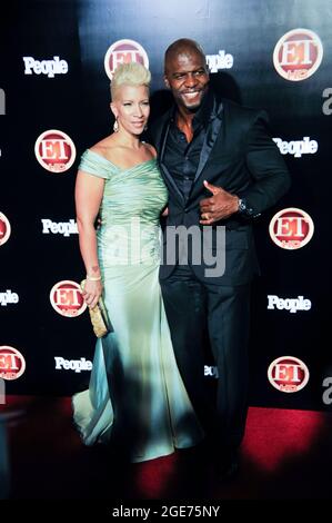 Rebecca King-equips e l'attore Terry Crews partecipa agli arrivi per il Tonight spettacolo e PEOPLE Emmy After Party alla Walt Disney Concert Hall il 21 settembre 2008 a Los Angeles, California. Foto Stock