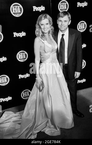 L'attore Rick Schroder e la moglie Andrea Bernard frequentano gli arrivi per l'intrattenimento Tonight e PEOPLE Emmy After Party alla Walt Disney Concert Hall il 21 settembre 2008 a Los Angeles, California. Foto Stock