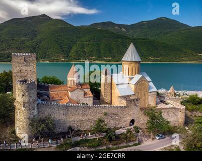 Vista sul drone della Georgia Foto Stock