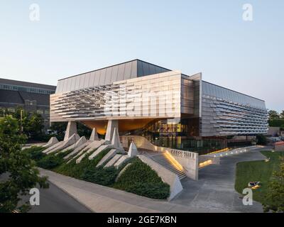 Bill e Melinda Gates Hall presso la Cornell University progettato da Morphosis Foto Stock