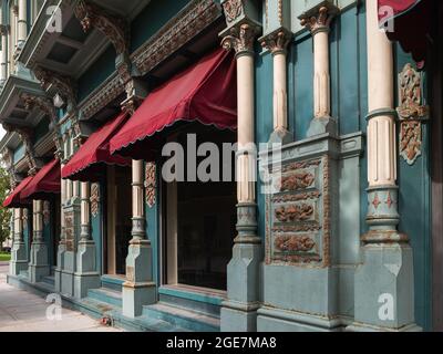 Edifici nel centro di Binghamton Foto Stock