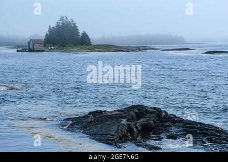 Blue Rocks villaggio nel distretto di Lunenburg, Nuova Scozia, Canada Foto Stock