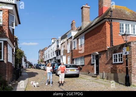 Architettura tradizionale a Rye Sussex UK Foto Stock