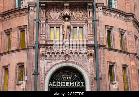 Edificio Prudential Assurance di Alfred Waterhouse nel centro di Nottingham Foto Stock