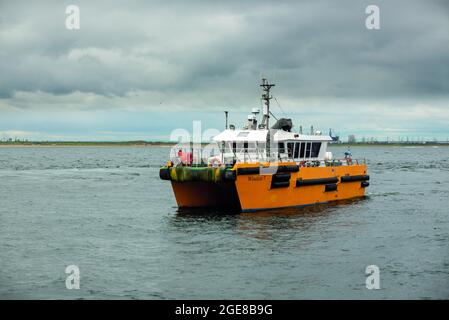 Windcat 7 Off Redcar, North Yorkshire, Inghilterra Foto Stock