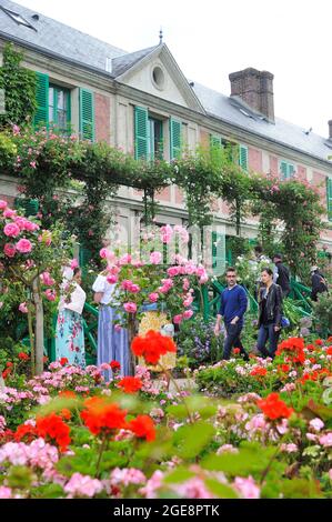 FRANCIA, GIVERNY (27) FONDATION CLAUDE MONET, CASA E GIARDINI DI CLAUDE MONET Foto Stock