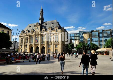 FRANCE, SEINE-SAINT-DENIS (93) SAINT-DENIS, MUNICIPIO Foto Stock