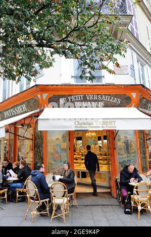 FRANCIA, PARIGI (75) 4 ° ARRONDISSEMENT, QUARTIERE DI LE MARAIS, AU PETIT VERSAILLES DU MARAIS PANETTERIA E SALA DA TÈ, DAL MOF CHRISTIAN VABRET Foto Stock