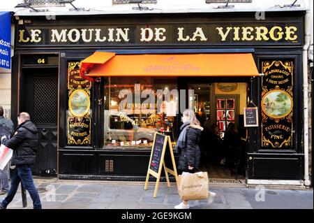 FRANCIA, PARIGI (75) 7 ° ARRONDISSEMENT, LE MOULIN DE LA VIERGE PANIFICIO SITUATO SAINT DOMINIQUE STREET Foto Stock