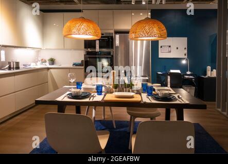 Showroom IKEA Kitchen a Brooklyn, New York Foto Stock