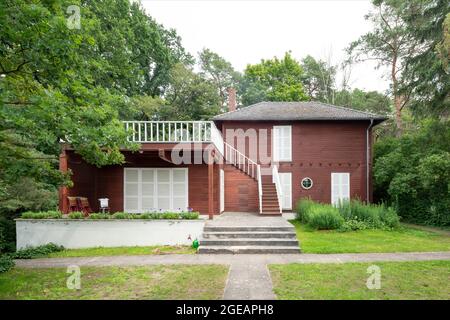 für, Einsteinhaus, Landhaus 1929 Albert Einstein, von Konrad Wachsmann erbaut Foto Stock