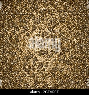 Tessuto oro, tessuto nugget oro dorato sfondo.carta da parati dorata. Muro oro piastra lusso texture sfondo astratto. Foto Stock