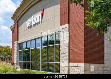 Negozio Verizon Wireless a Lawrenceville, Georgia. (STATI UNITI) Foto Stock