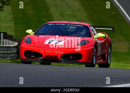 Matthew Wilton, Ferrari 430 Challenge, Ferrari Club Racing, Festival Italia, Brands Hatch, Fawkham, Kent, Inghilterra, domenica 15th agosto, 2021. Foto Stock