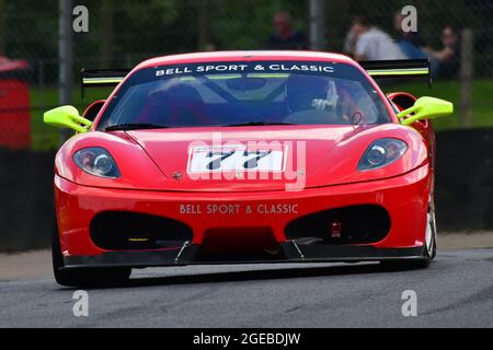 Matthew Wilton, Ferrari 430 Challenge, Ferrari Club Racing, Festival Italia, Brands Hatch, Fawkham, Kent, Inghilterra, domenica 15th agosto, 2021. Foto Stock