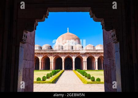 Jami Masjid è una moschea dell'India di 9.833 abitanti, situata nell'antica città di Madhya Pradesh, nello stato federato del Madhya Pradesh Foto Stock