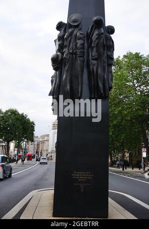 The Women of World War 11 Memorial, Londra, Regno Unito Foto Stock