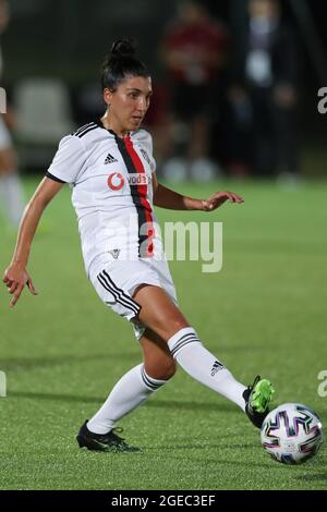 Vinovo, Italia, 18 agosto 2021. Cigdem Belci di Besiktas durante la partita della UEFA Womens Champions League al Juventus Center di Vinovo. Il credito immagine dovrebbe essere: Jonathan Moscrop / Sportimage Credit: Sportimage/Alamy Live News Foto Stock