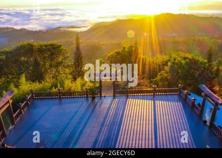 Nice Linh Quy Phap una pagoda nella provincia di Lam Dong nel Vietnam meridionale Foto Stock