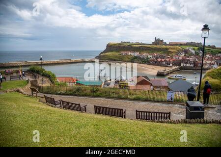 Whitby, North Yorkshire, Inghilterra, Regno Unito Foto Stock