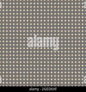 Seamless disegno geometrico. Decorazione moderna con stelle dorate. Geometrico disegno astratto Foto Stock