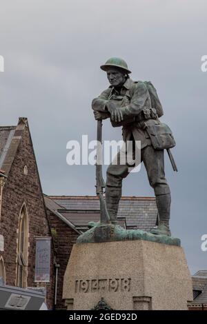 Memoriale ai caduti della prima guerra mondiale - Lest noi dimentichiamo Foto Stock