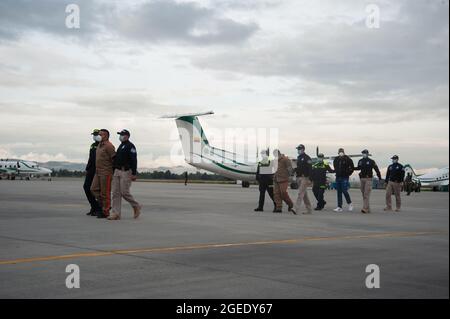 Immagini di Yamit picon Rodriguez alias 'CHONCHA'Henry Trigos Celon alias 'HENRY' sia dalla ELN Guerrilla e Alexander Montoya Usuga alias 'El Flac Foto Stock