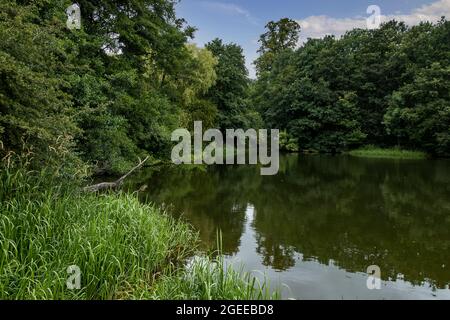 Il serbatoio di Staunton Harold nel Derbyshire, Regno Unito Foto Stock