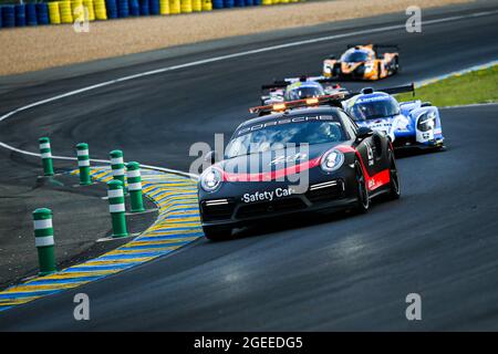 Le Mans, Francia. 19 ago 2021. Safety car durante la 2021 Road to le Mans, 4° round della 2021 Michelin le Mans Cup sul circuito des 24 Heures du Mans, dal 18 al 21 agosto 2021 a le Mans, Francia - Foto Joao Filipe/DPPI Credit: DPPI Media/Alamy Live News Foto Stock