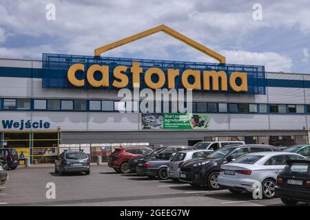 Negozio Castorama nella città di Bielsko Biala, Polonia Foto Stock