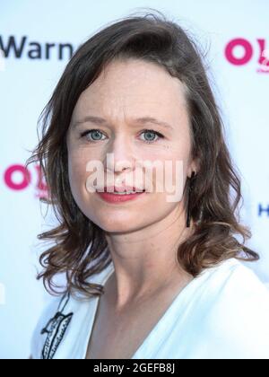 Los Angeles, Stati Uniti. 19 ago 2021. LOS ANGELES, CALIFORNIA, USA - 19 AGOSTO: L'attrice Thora Birch arriva all'Outfest di Los Angeles LGBTQ Film Festival Screening of 'The Sixth Reel' 2021 tenuto presso la Directors Guild of America il 19 agosto 2021 a Los Angeles, California, Stati Uniti. (Foto di Xavier Collin/Image Press Agency/Sipa USA) Credit: Sipa USA/Alamy Live News Foto Stock