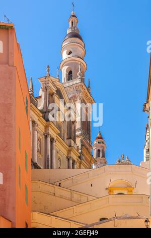 FRANCIA, ALPES-MARITIMES (06) MENTON, RAMPE SAINT-MICHEL Foto Stock