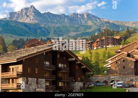 FRANCIA. SAVOIE (73) STAZIONE SCIISTICA DI VALMOREL Foto Stock