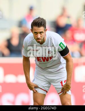 Mark UTH (K) Calcio 1. Bundesliga, 1° giorno di incontro, FC Cologne (K) - Hertha BSC Berlin (B) 3: 1, il 15 agosto 2021 a Koeln/Germania. Le normative #DFL vietano l'uso di fotografie come sequenze di immagini e/o quasi-video # Â Foto Stock