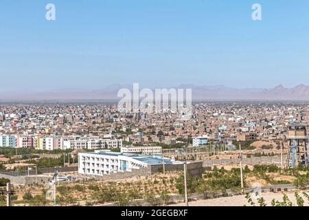 Vista sulla città di Herat, Afghanistan Foto Stock