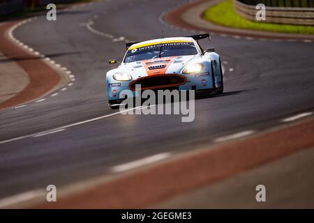 Le Mans, Francia. 20 ago 2021. 08 Goethe Roald (ger), Haal Stuart (gbr), Aston Martin DBR9, in azione durante le 2021 Endurance Racing Legends sul circuito des 24 Heures du Mans, dal 18 al 21 agosto 2021 a le Mans, Francia - Foto Joao Filipe/DPPI Credit: Independent Photo Agency/Alamy Live News Foto Stock