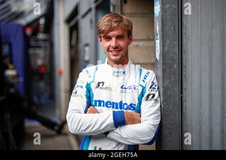 Le Mans, Frankreich. 19 ago 2021. Team Project 1 (# 56), Matteo Cairoli (i) Credit: dpa/Alamy Live News Foto Stock