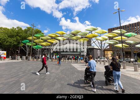 Entrata del centro di Stratford, stratford, londra, regno unito Foto Stock