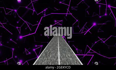 Guidare nel mondo della scienza e dell'ingegneria tecnologica Foto Stock