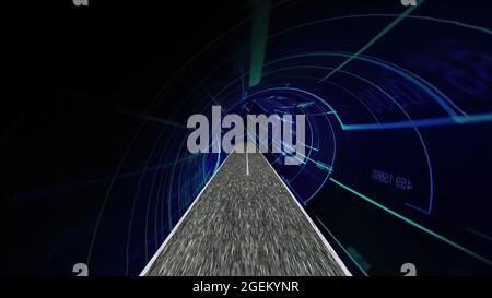 Guidare nel mondo della scienza e dell'ingegneria tecnologica Foto Stock