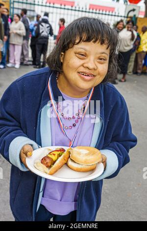 Miami Florida, Association for Development of Exceptional ADE, MLK Day Carnival, Developmentally Disabled mental Physical Disabled Foto Stock