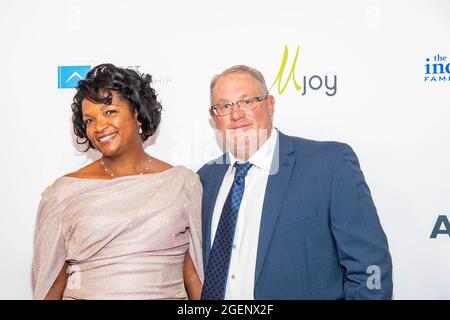 Los Angeles, Stati Uniti. 20 ago 2021. Partecipa al gala della Harold and Carole Pump Foundation al Beverly Hilton Hotel di Los Angeles, CA il 20 agosto 2021 Credit: Eugene Powers/Alamy Live News Foto Stock