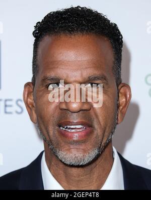 Beverly Hills, Stati Uniti. 20 ago 2021. BEVERLY HILLS, LOS ANGELES, CALIFORNIA, Stati Uniti d'America - 20 AGOSTO: Andre Reed, ricevitore di football, arriva al 21° annuale Harold and Carole Pump Foundation Gala tenuto presso il Beverly Hilton Hotel il 20 agosto 2021 a Beverly Hills, Los Angeles, California, Stati Uniti. (Foto di Xavier Collin/Image Press Agency/Sipa USA) Credit: Sipa USA/Alamy Live News Foto Stock