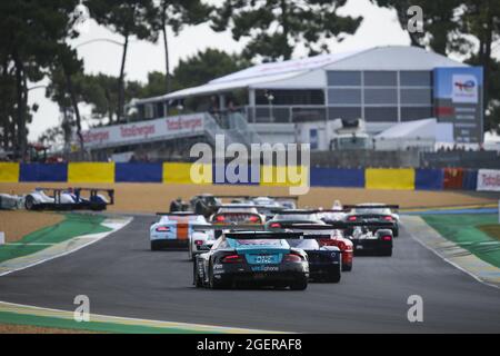 Le Mans, Francia. 21 Agosto 2021. 46 Macari Joe (gbr), Maserati MC12 GT1, in azione durante le 2021 Endurance Racing Legends sul circuito des 24 Heures du Mans, dal 18 al 21 agosto 2021 a le Mans, Francia - Foto Joao Filipe / DPPI Credit: Independent Photo Agency/Alamy Live News Foto Stock