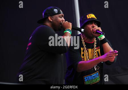 Queens, NY, USA. 20 ago 2021. EPMD at IT's Time for Hip Hop in NYC: Queens at Forest Hills Stadium in Queens, New York City il 20 agosto 2021. Credit: Koi Sojer/Snap'n U Photos/Media Punch/Alamy Live News Foto Stock