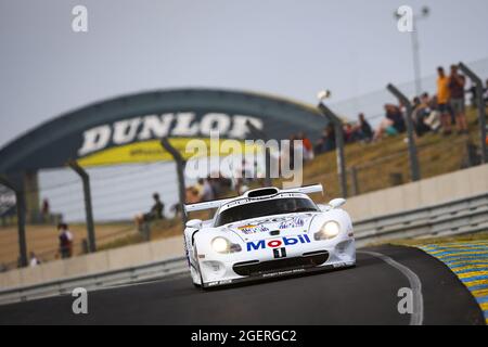 26 Collard Emmanuel (fra), Porsche 911 GT1, azione durante le 2021 Endurance Racing Legends sul circuito des 24 Heures du Mans, dal 18 al 21 agosto 2021 a le Mans, Francia - Foto Joao Filipe/DPPI Foto Stock